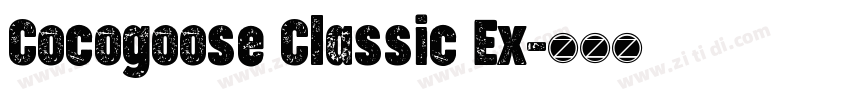 Cocogoose Classic Ex字体转换